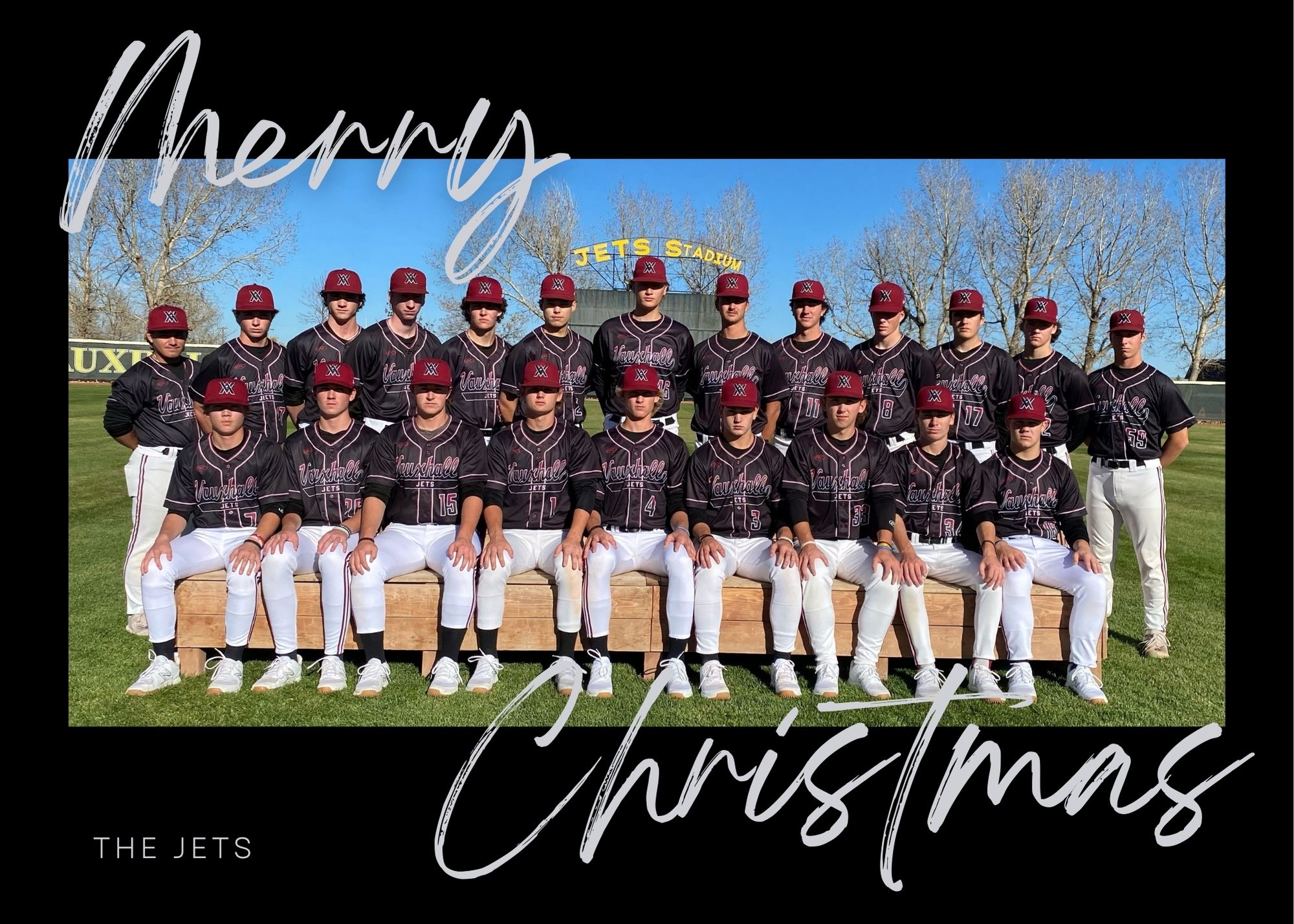 Merry Christmas from the 2023/2024 Jets Vauxhall Academy of Baseball